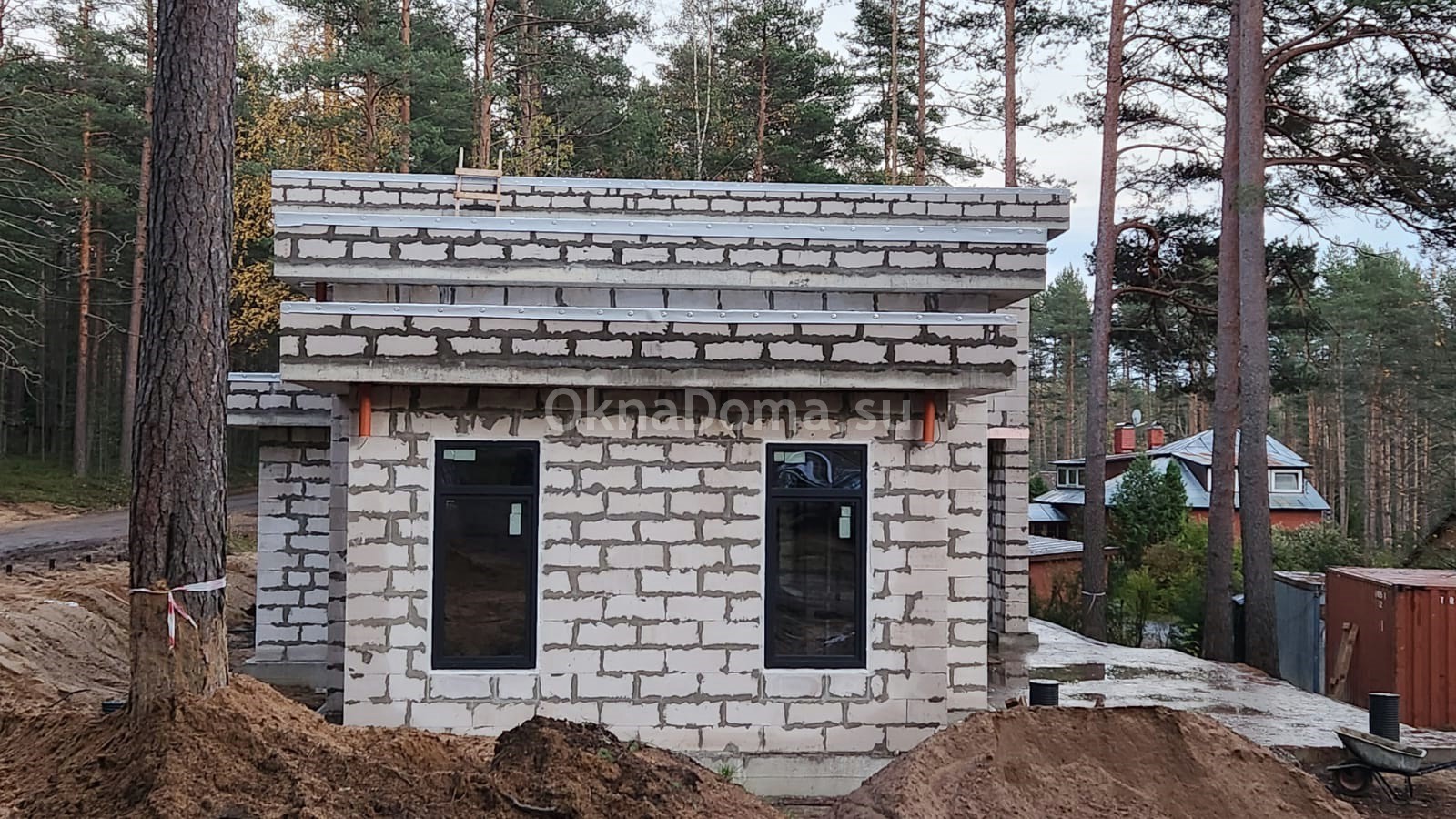 Остекление загородного дома п. Вьюн
