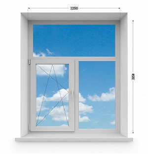 Кирпичные дома. Окно ПВХ.